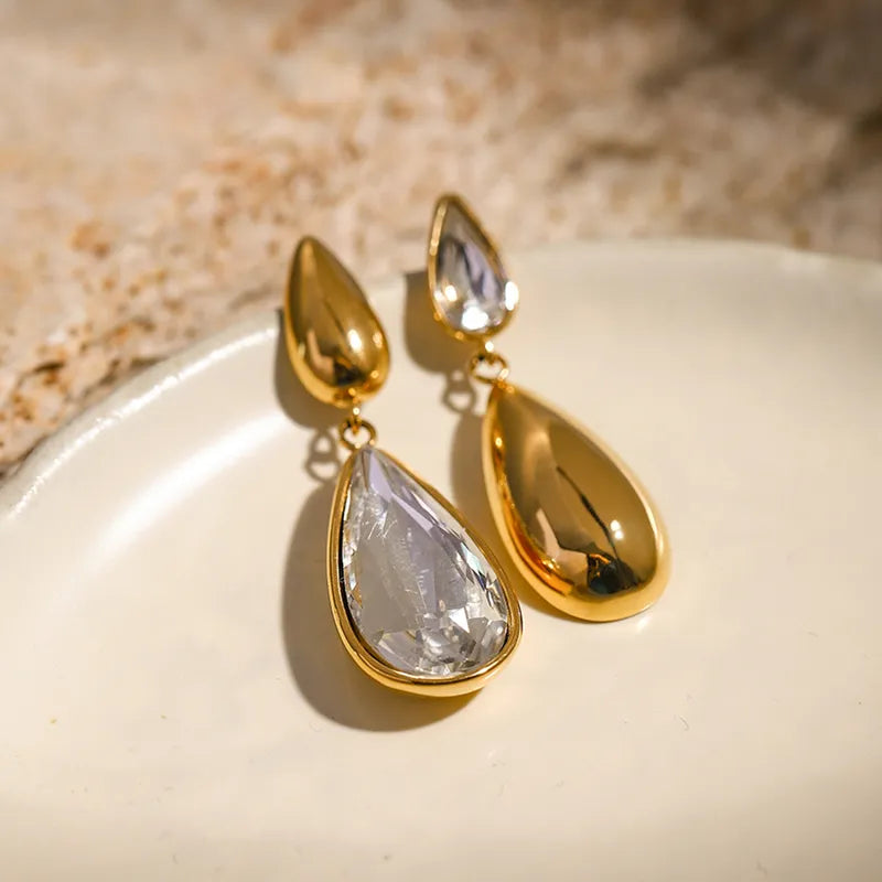 Miss Match Water Droplets Earring