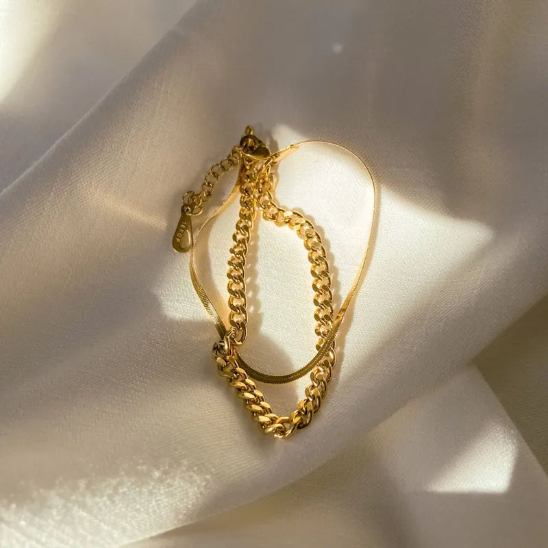 Round Double Layer Bracelet