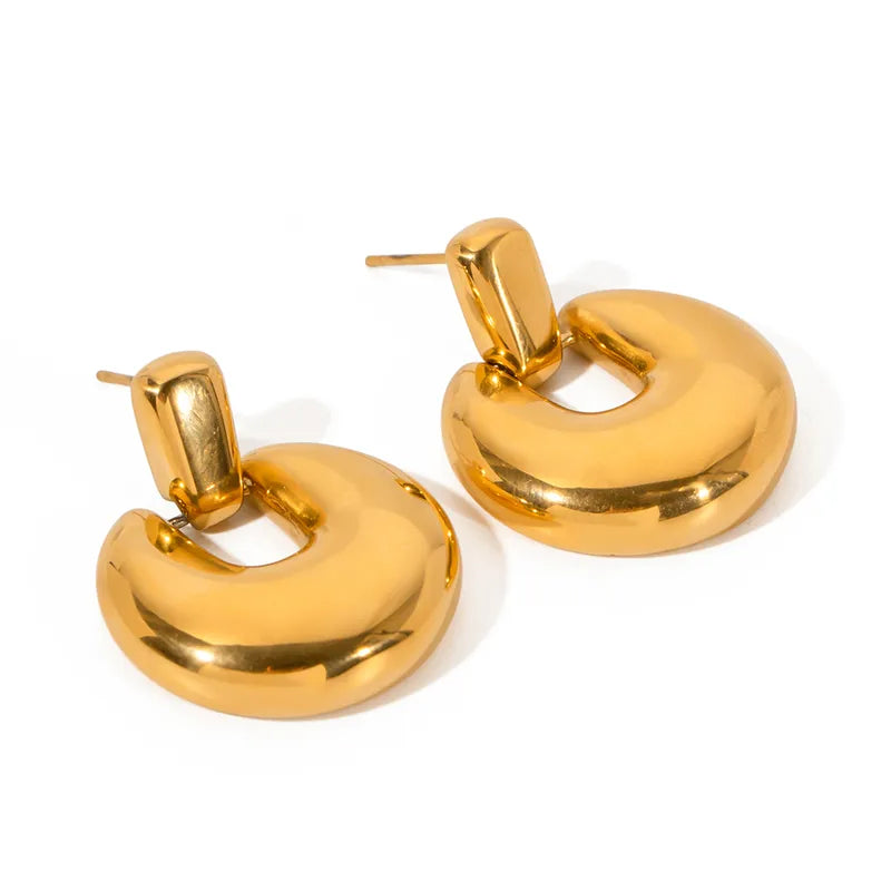 IG Style Round Drop Earring