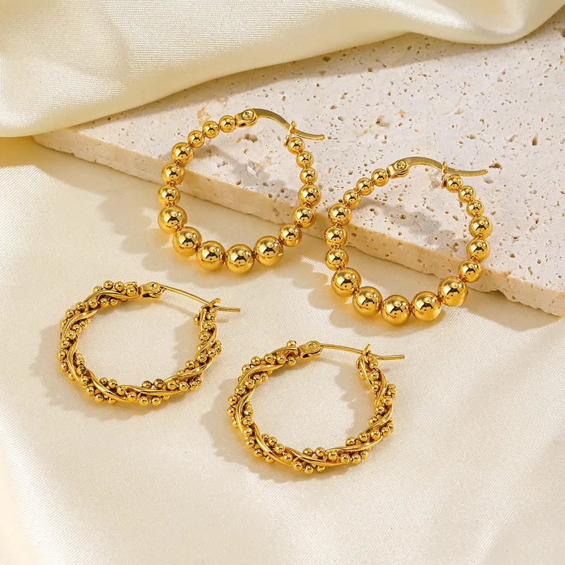 Round Shape Bubble Earring