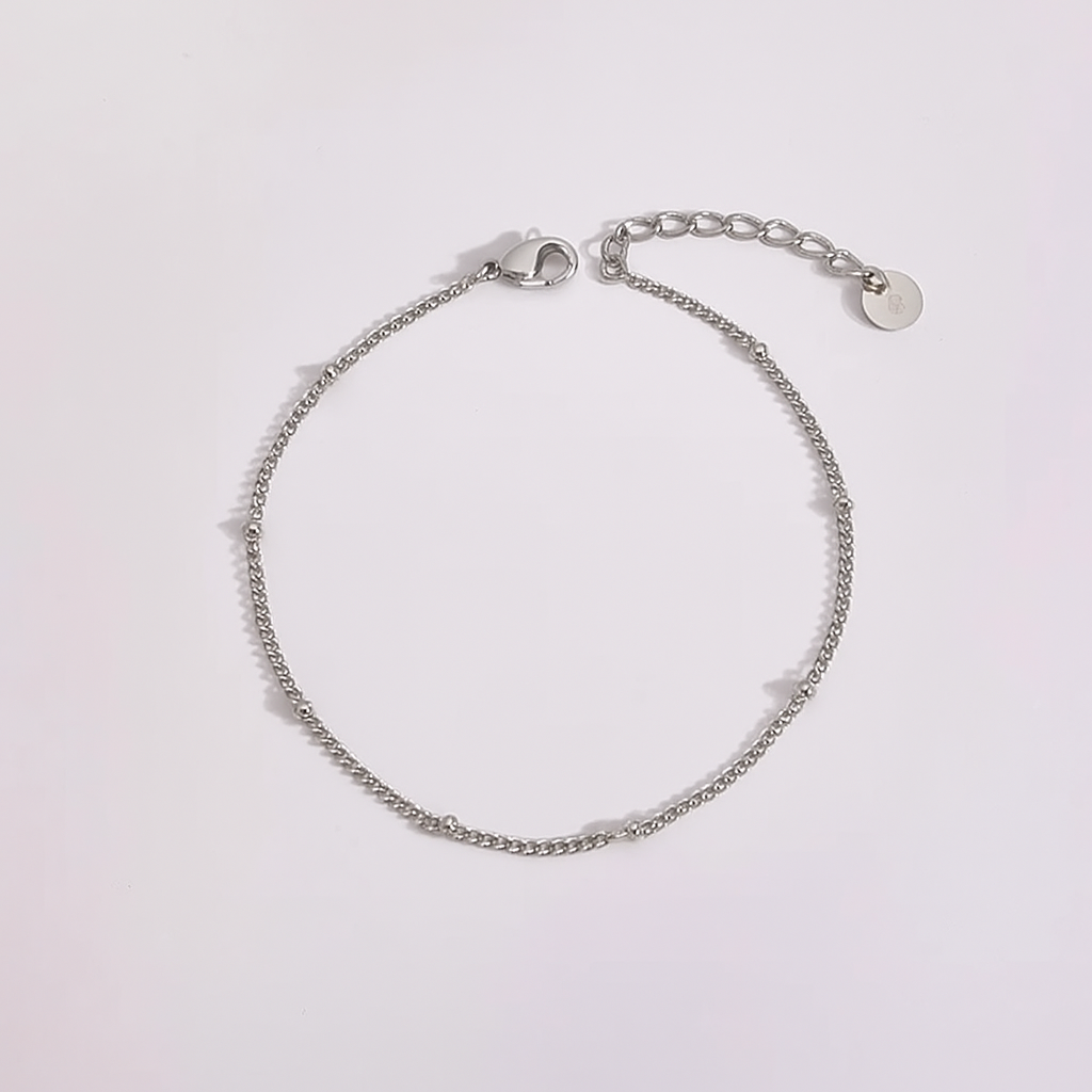 Simple Beaded Anklet