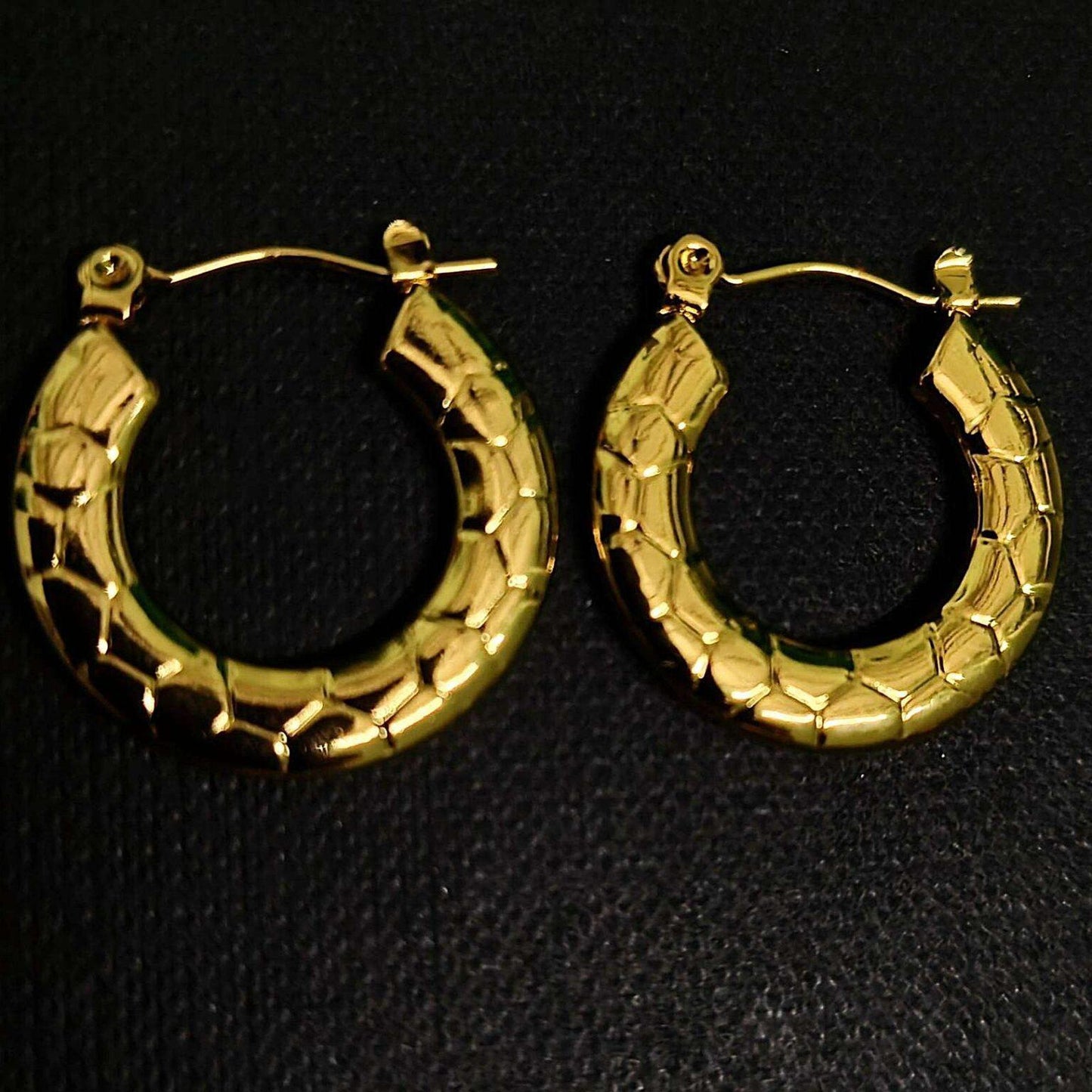 Snake Hoop Earrings
