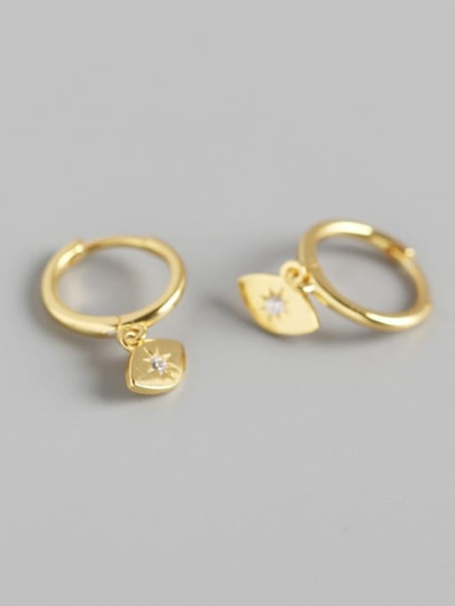 Evil Eye Mini Hoop Earring