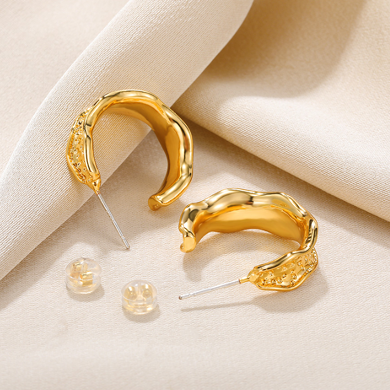 Vintage Textured Style Earring