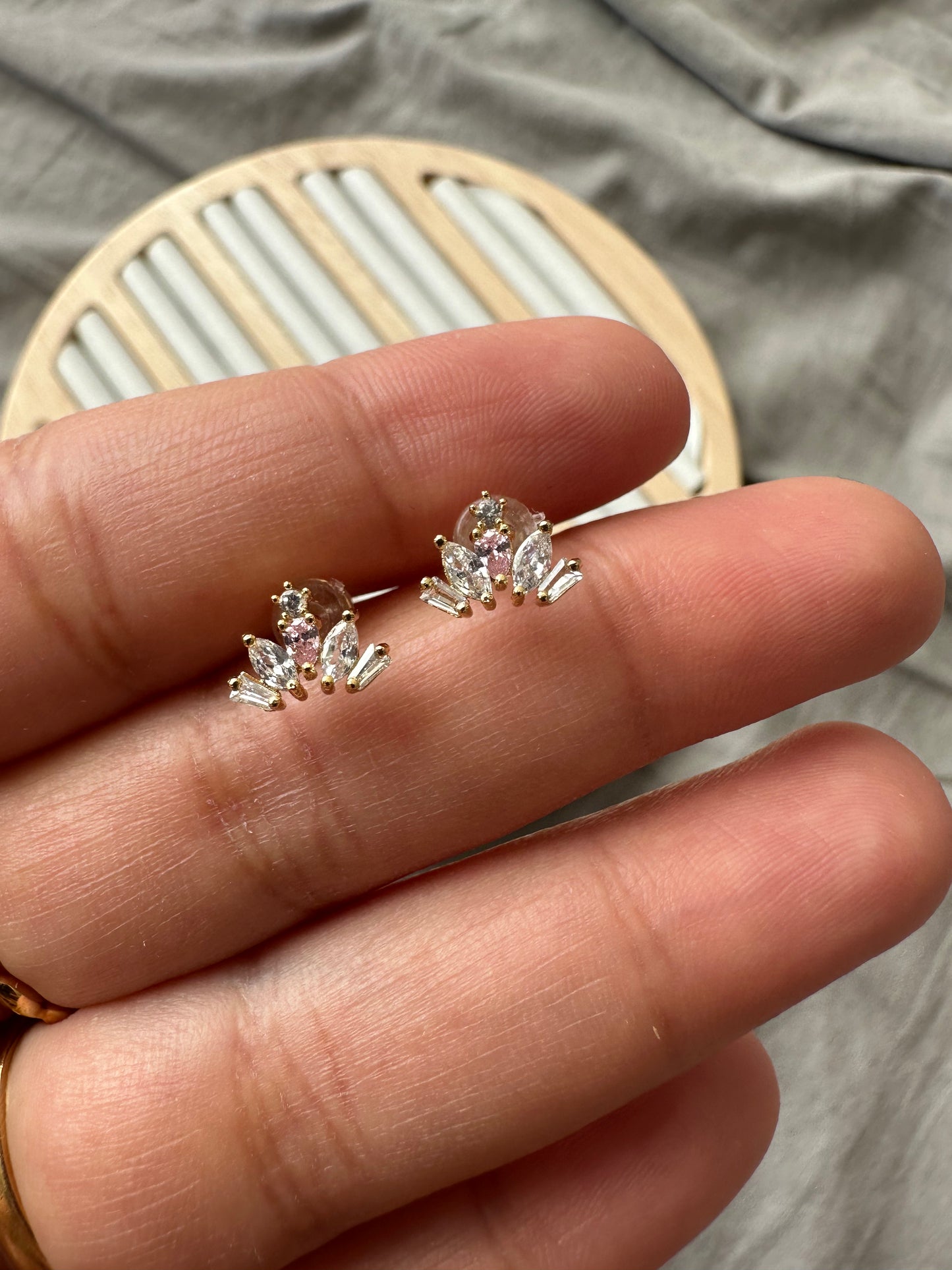 Crown Stud Earrings
