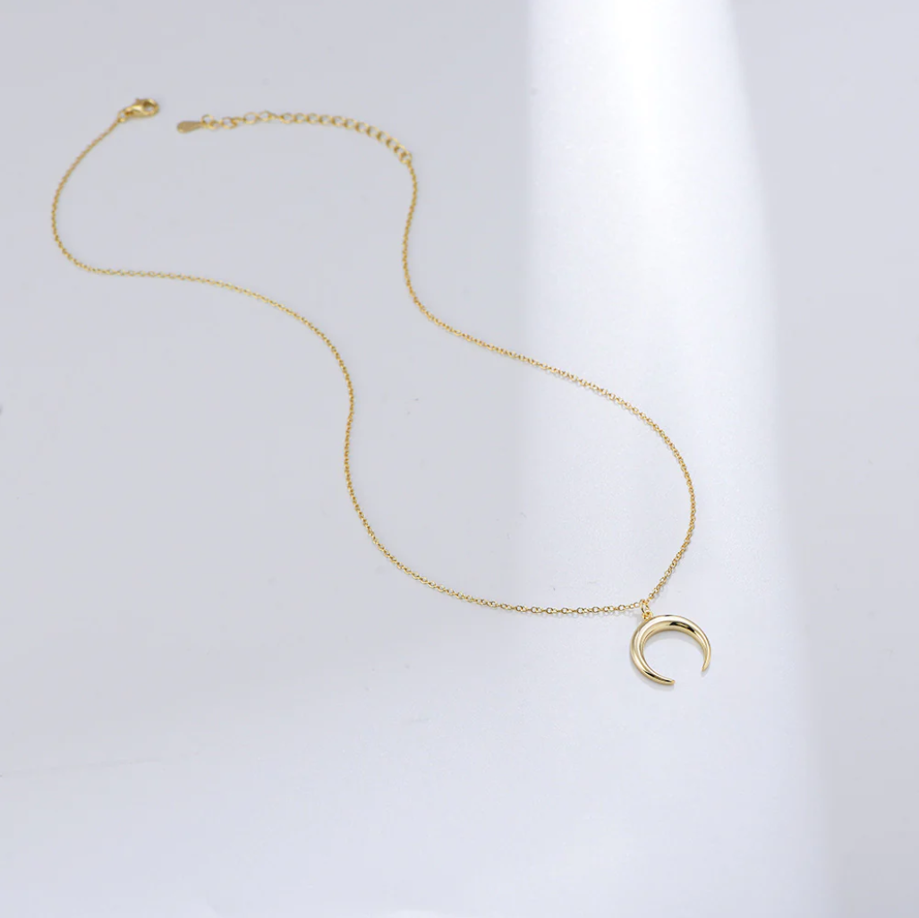 Moon Pendant Necklace