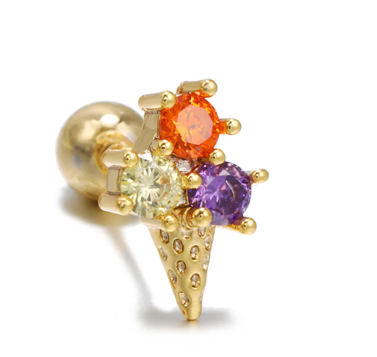 Ice cream Stud Earrings