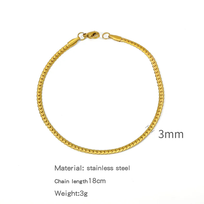 Simple Snake Chain Bracelet