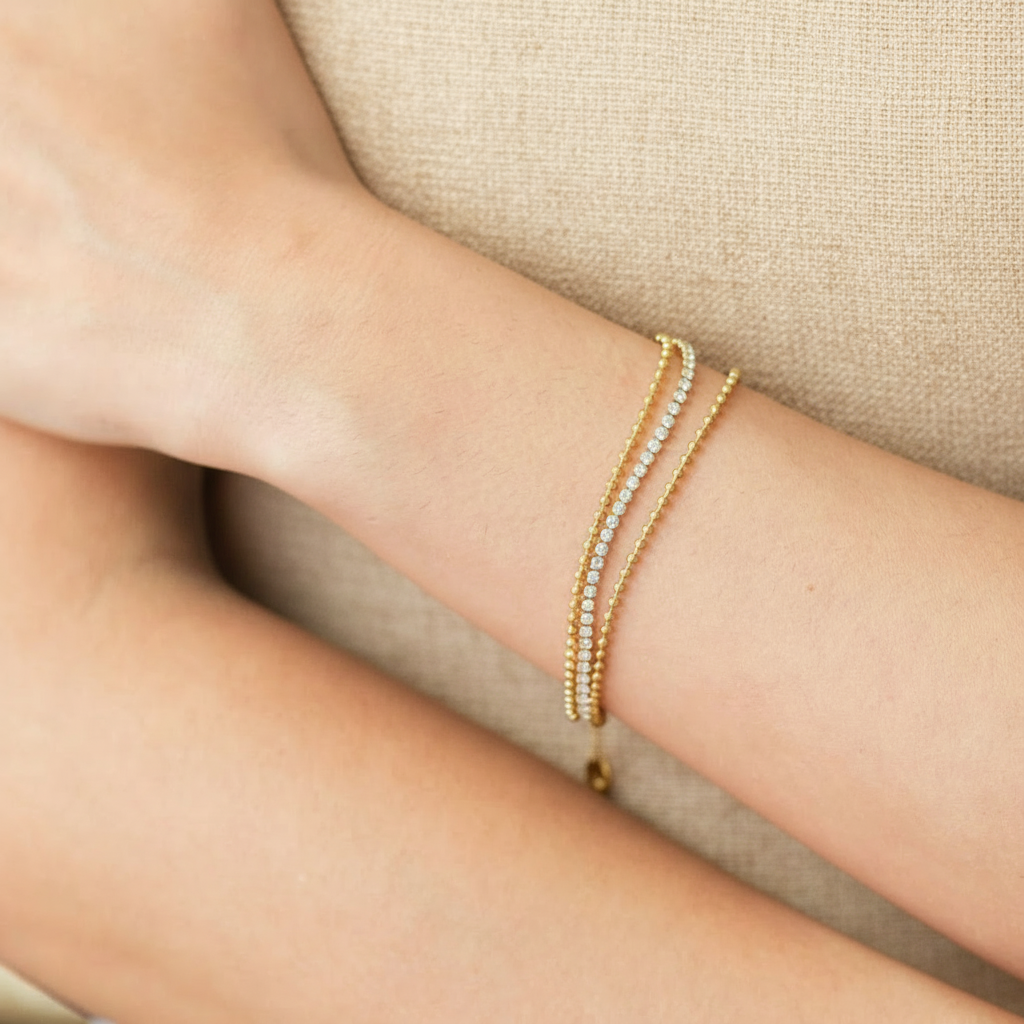 Sparkle Stack Diamond Bracelet