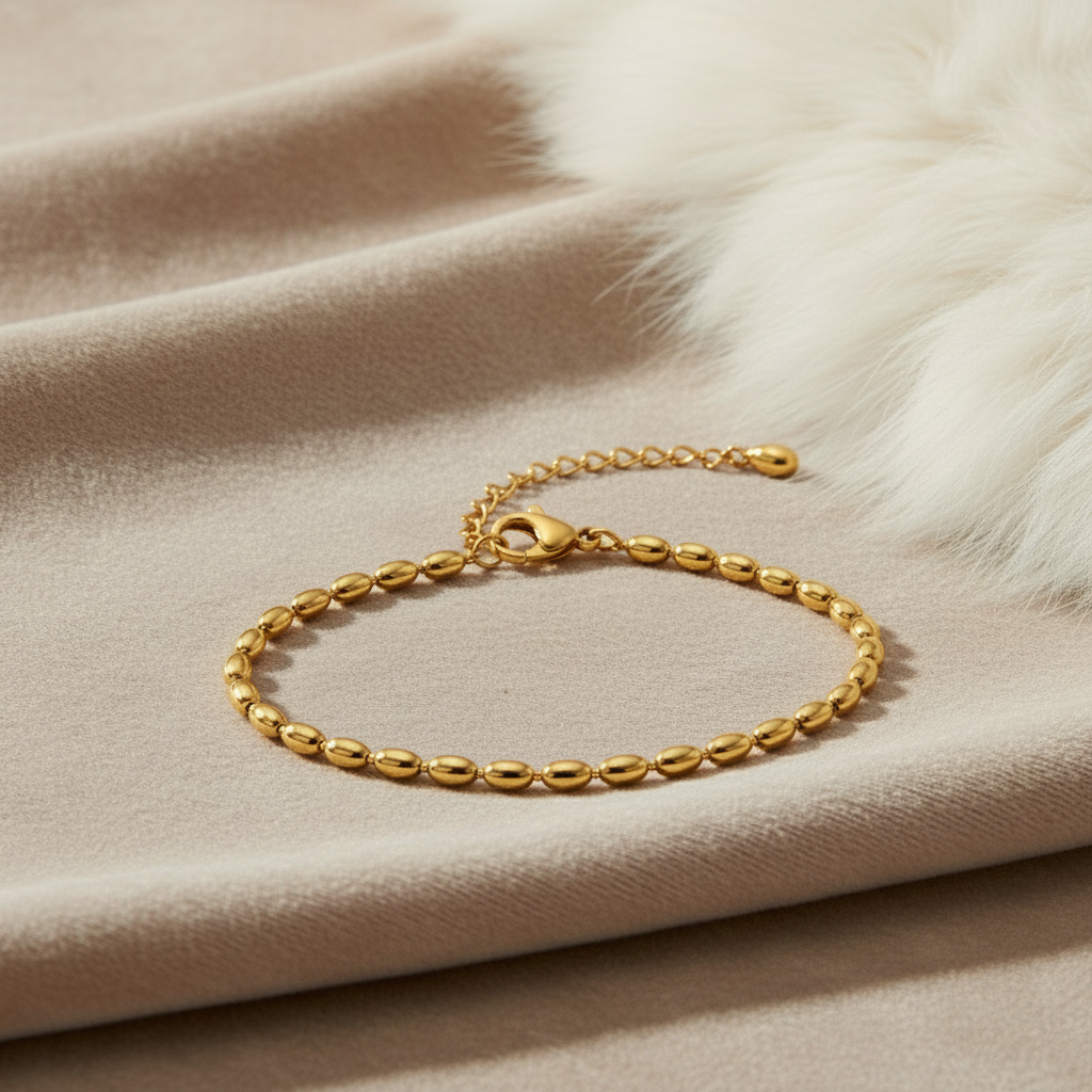 Oval Bead Luxe Bracelet