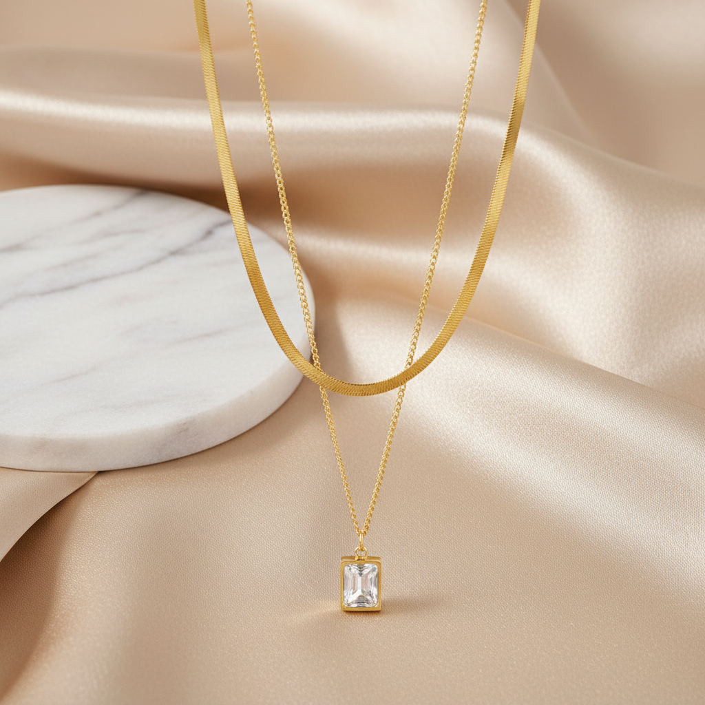 Serpentine Layer Necklace