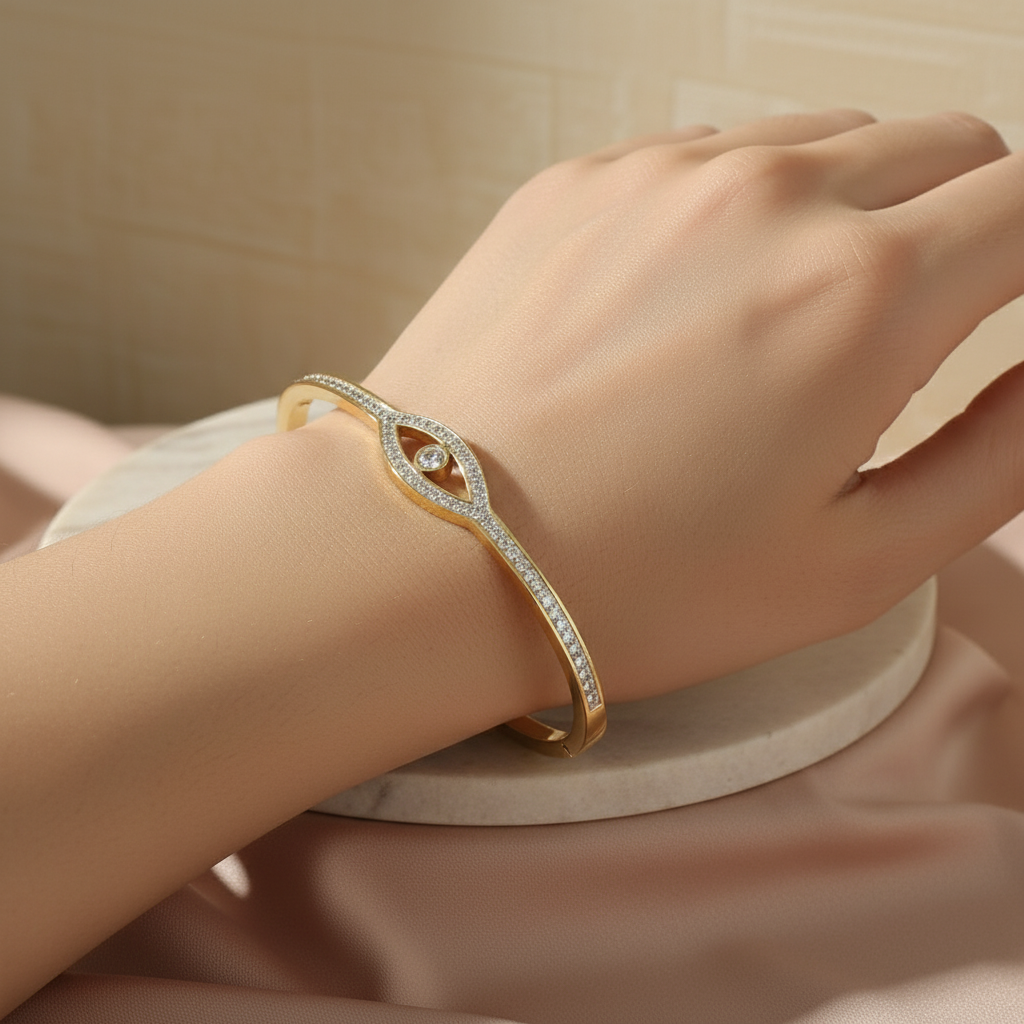 Blue Guard Eye Bangle