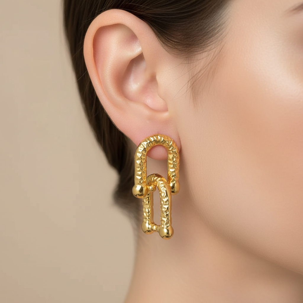 U-Loop Drop Earrings