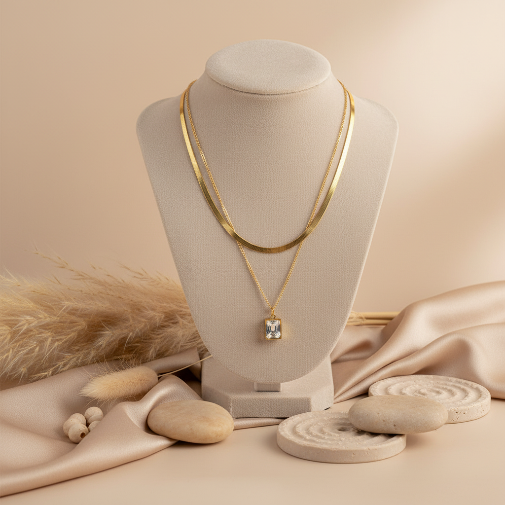 Serpentine Layer Necklace