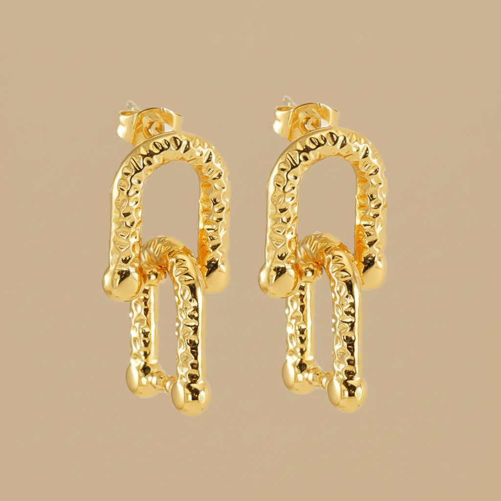 U-Loop Drop Earrings