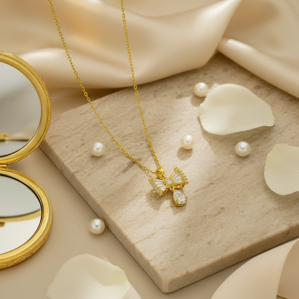 Velisse Bow Necklace