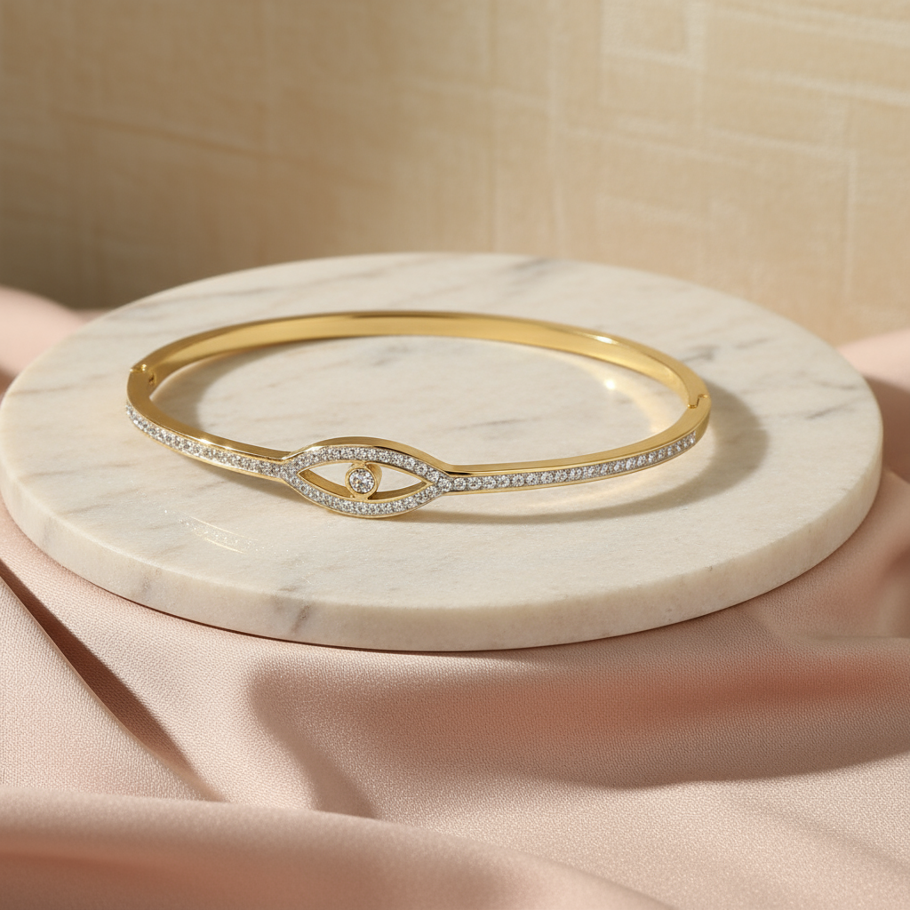 Blue Guard Eye Bangle