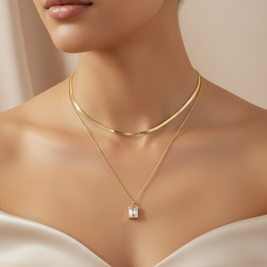 Serpentine Layer Necklace