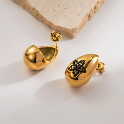 Star Water Droplet Drop Earring