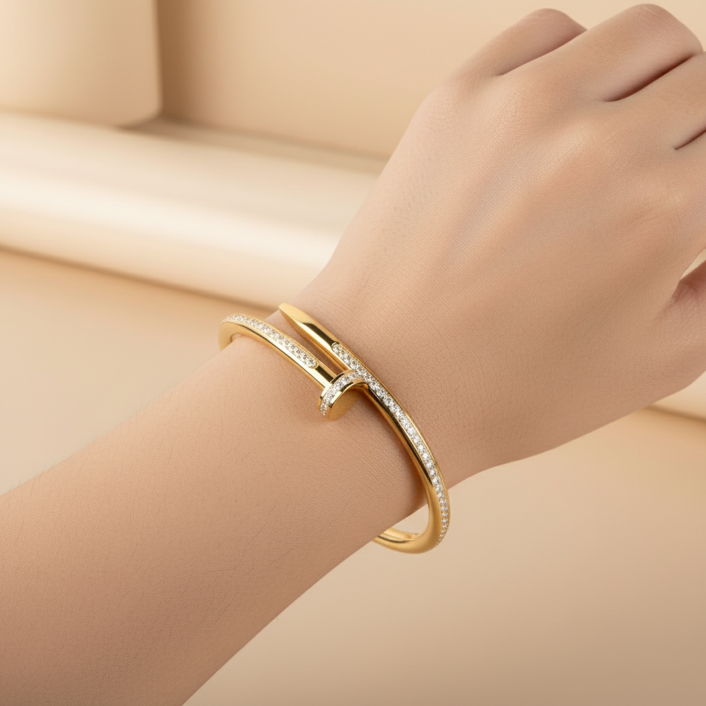 Nail Cuff Luxe Bangle
