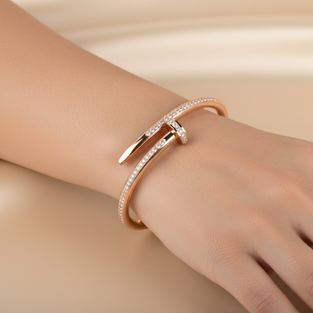 Nail Cuff Luxe Bangle