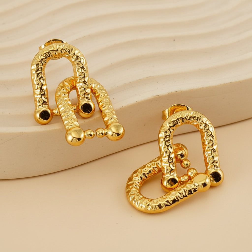 U-Loop Drop Earrings
