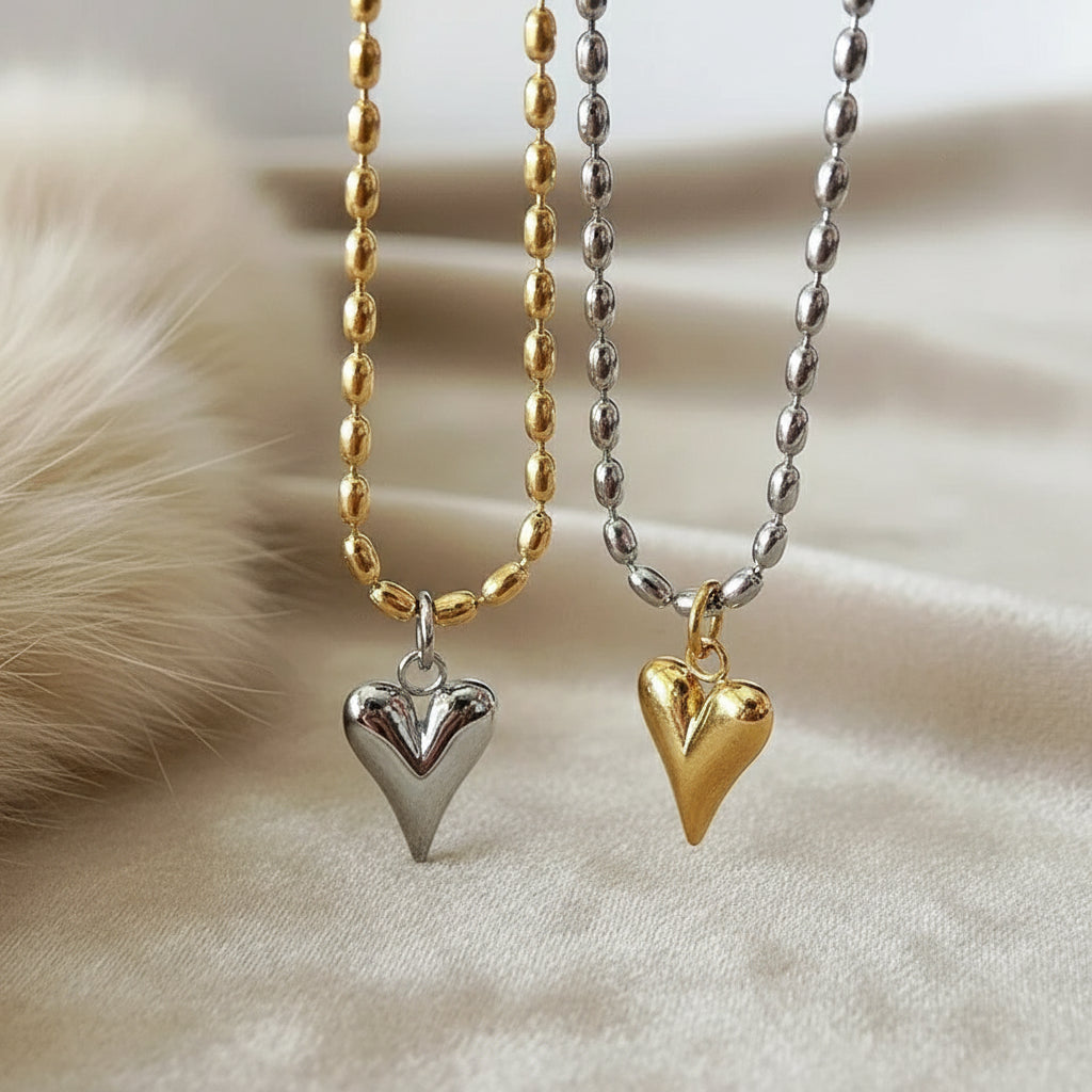 Cross Fusion Heart Necklace