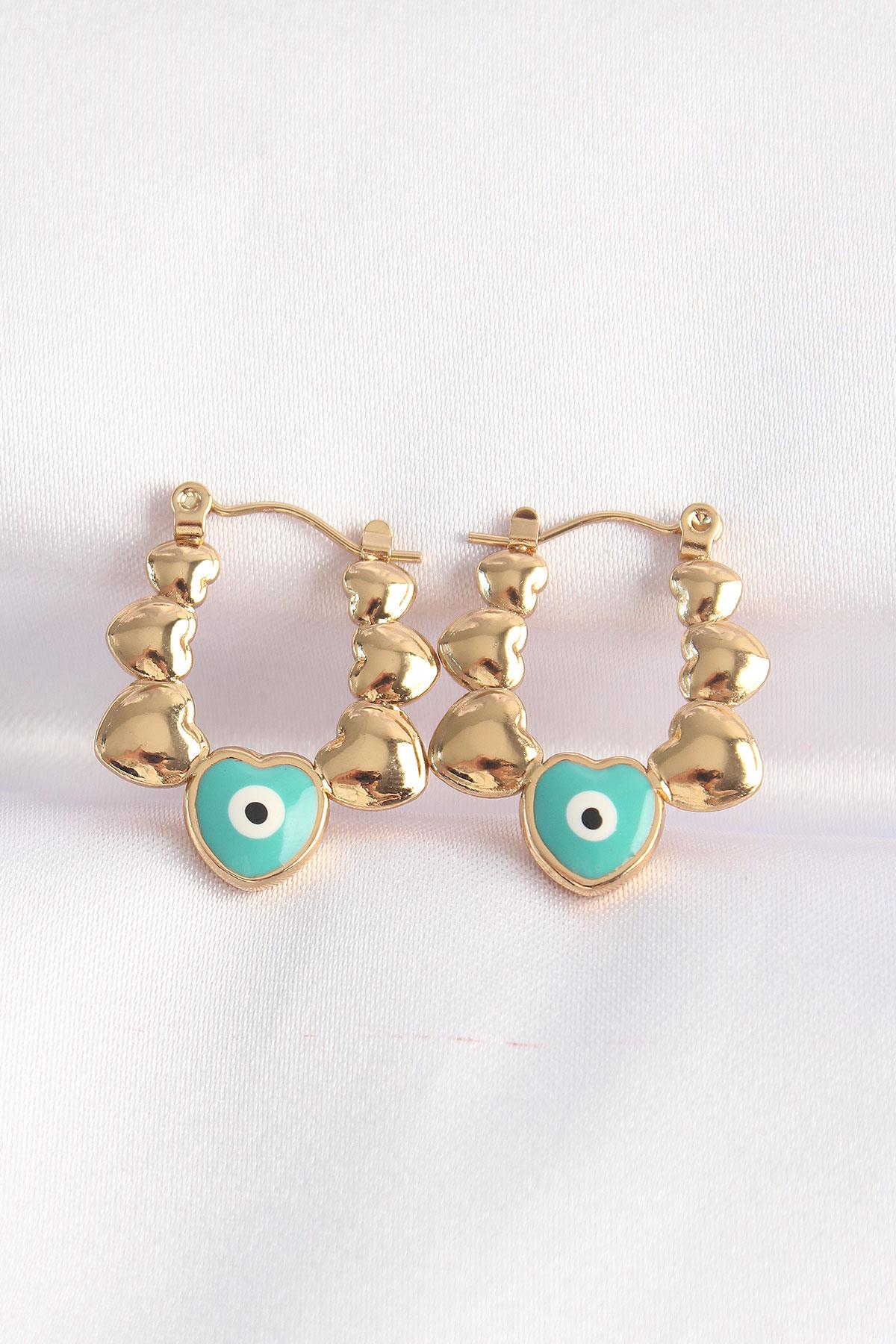 Evil Eye Hoop Earring