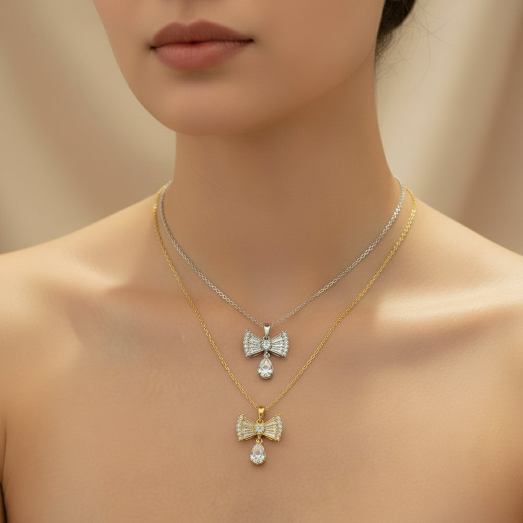 Velisse Bow Necklace