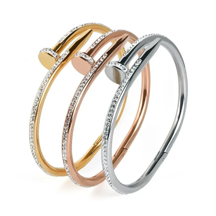 Cuff Nail Bangle Bracelet