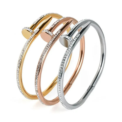 Cuff Nail Bangle Bracelet