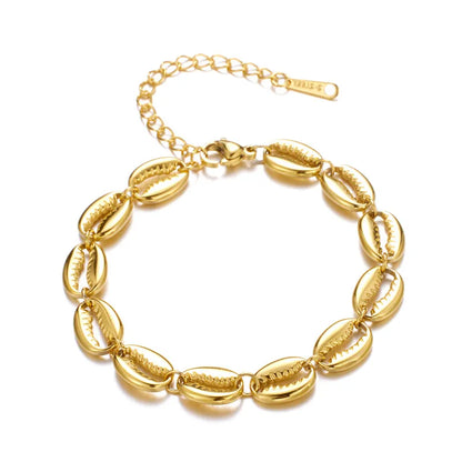 Hollow Shell Chain Bracelet