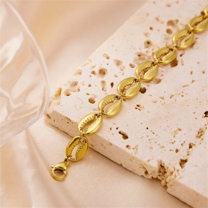 Hollow Shell Chain Bracelet