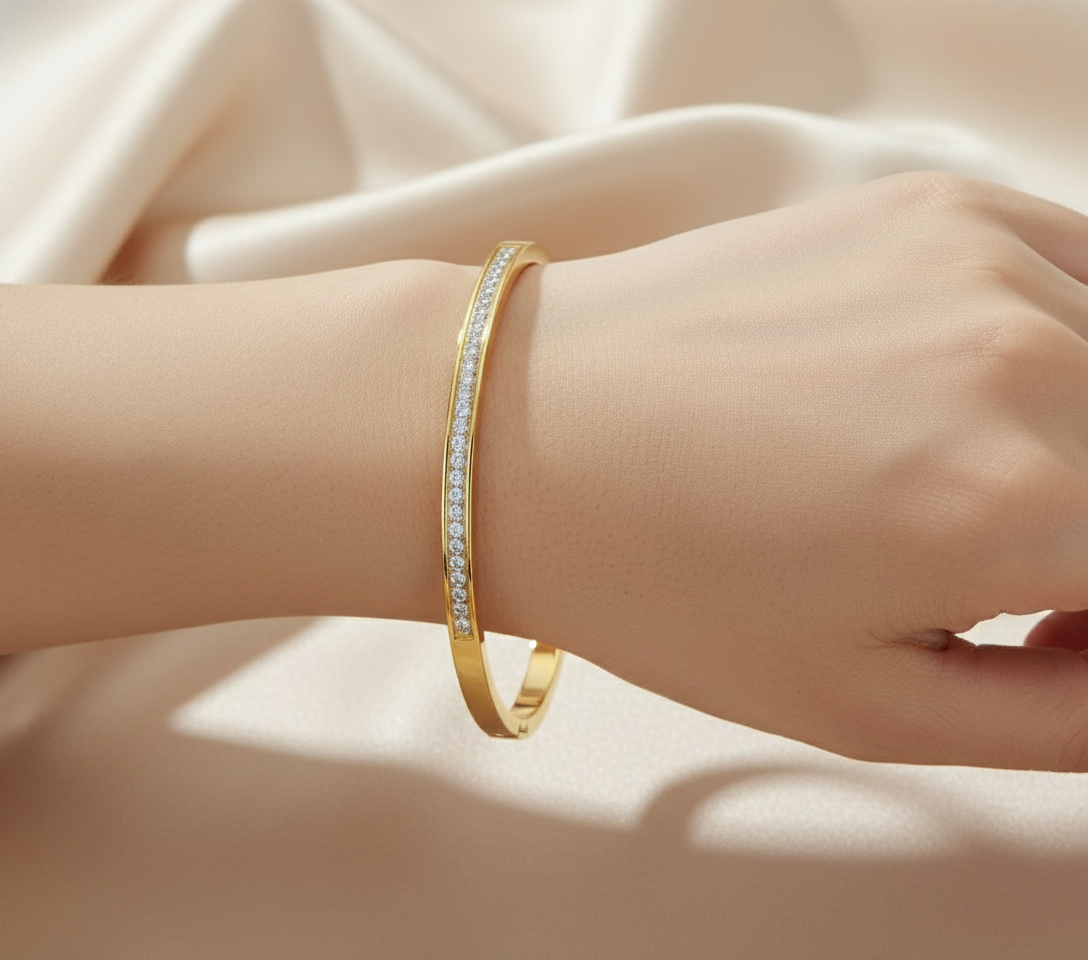 Crystal Aura Bangle