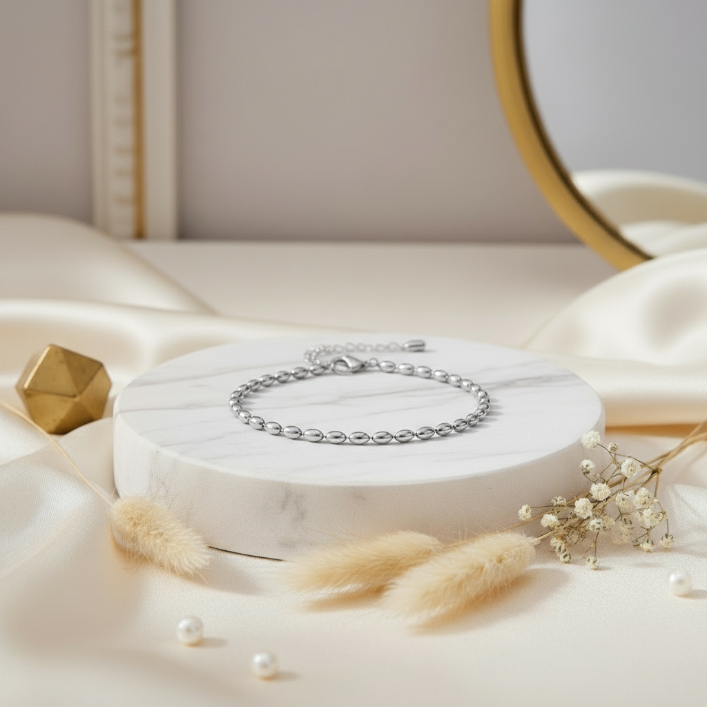 Oval Bead Luxe Bracelet