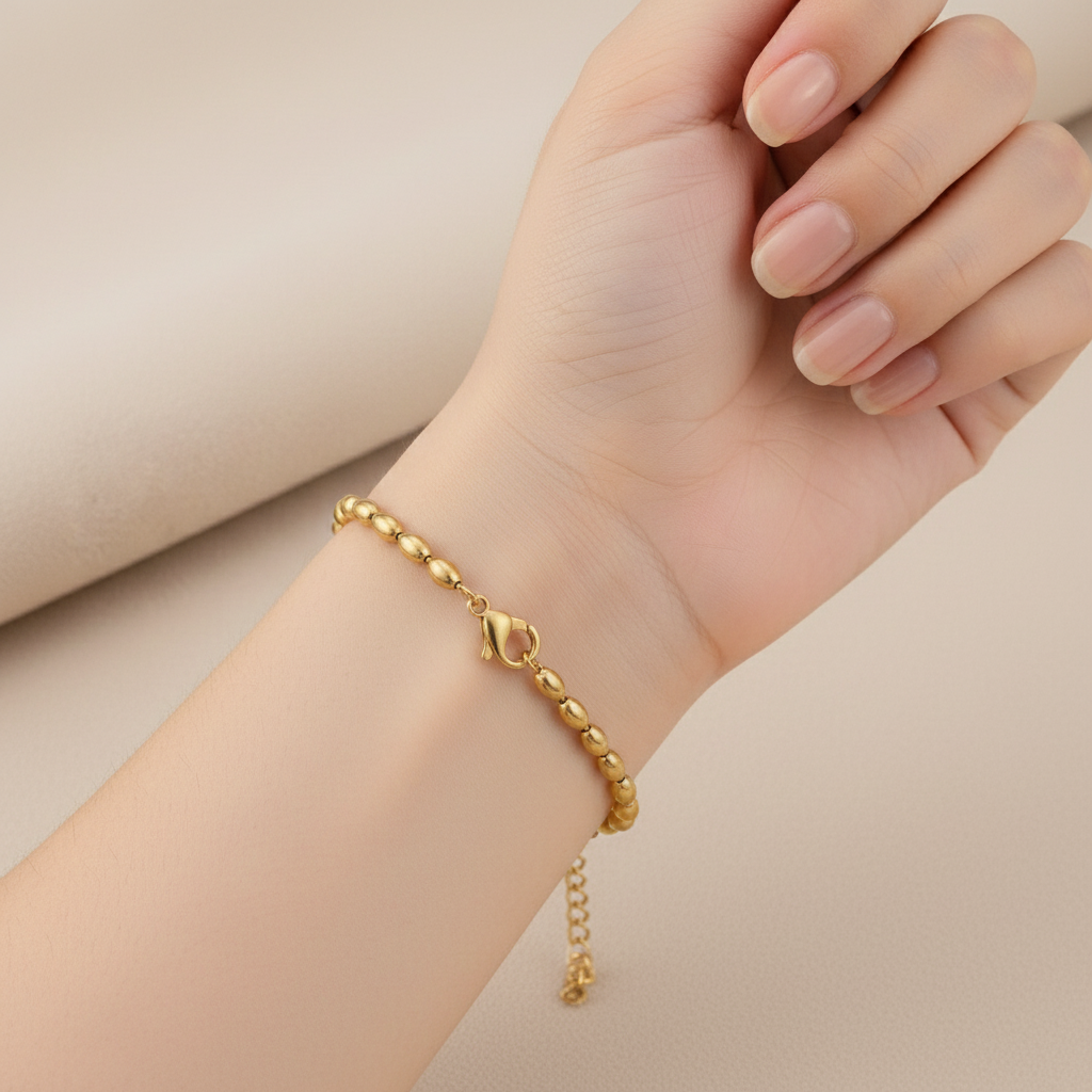 Oval Bead Luxe Bracelet