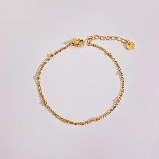 Simple Beaded Anklet
