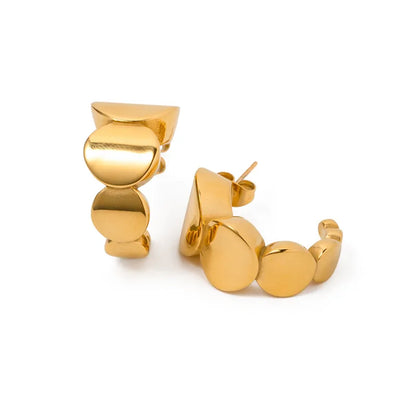 Gold-Tone Stud Earrings