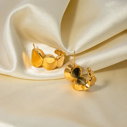 Gold-Tone Stud Earrings