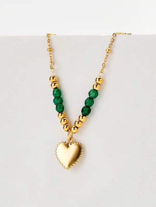 Vintage Heart Shape Pendant Necklace