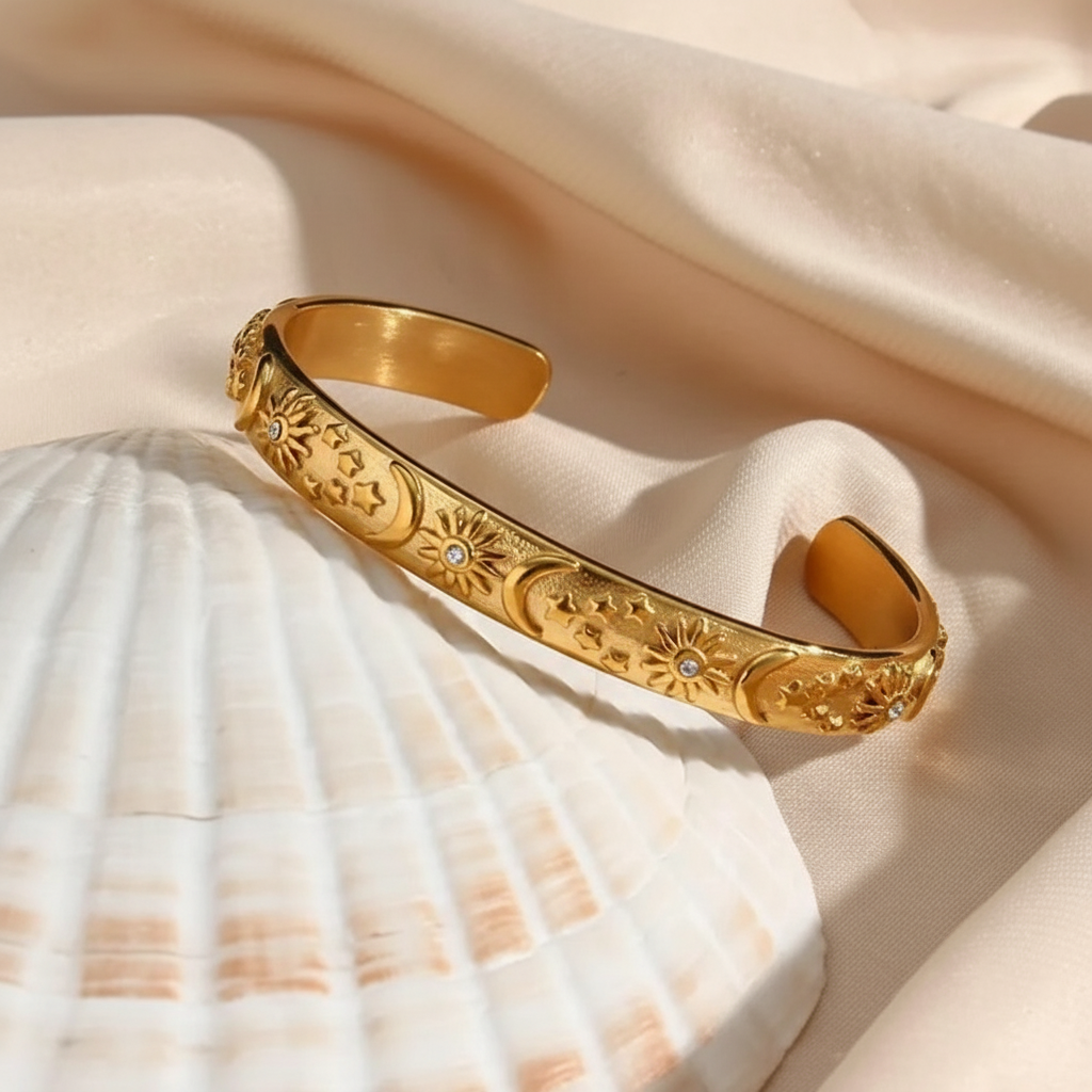 Sun Star & Moon Bracelet