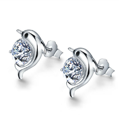 Dolphin Stud Earrings