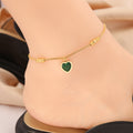 Emerald Love Anklet