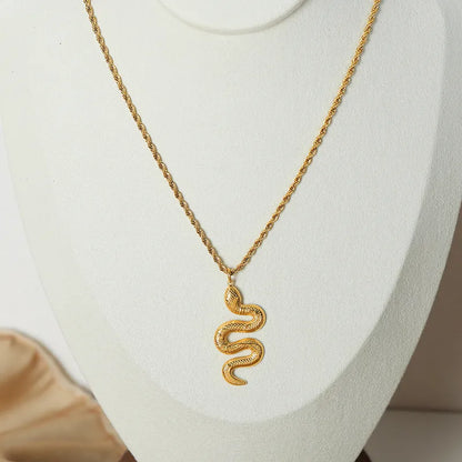 Snake Pendant Necklace