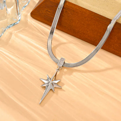 Hexagram Style Pendant Necklace
