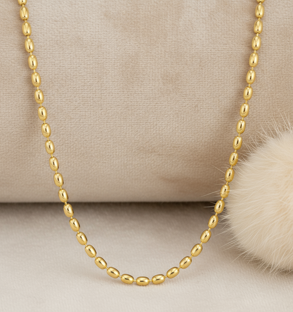 Oval Bead Luxe Chain