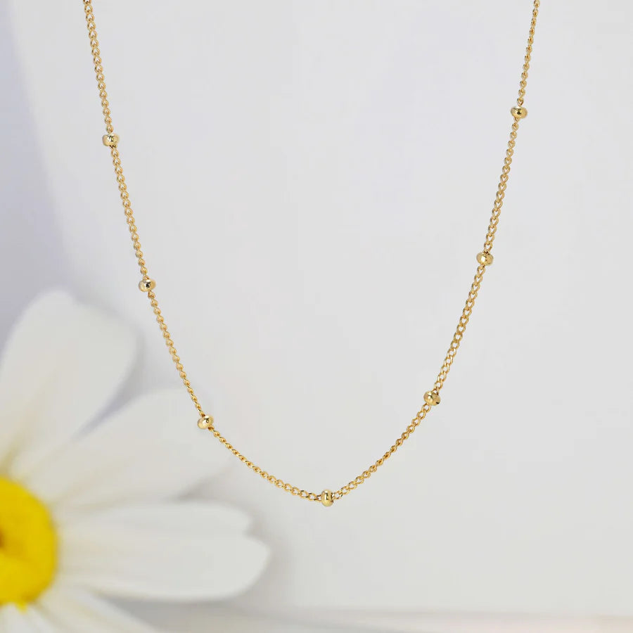 Dainty Beaded Chain