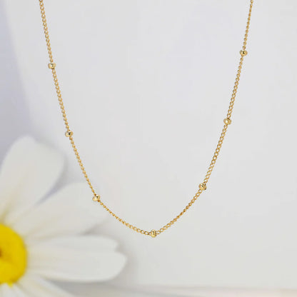 Dainty Beaded Chain