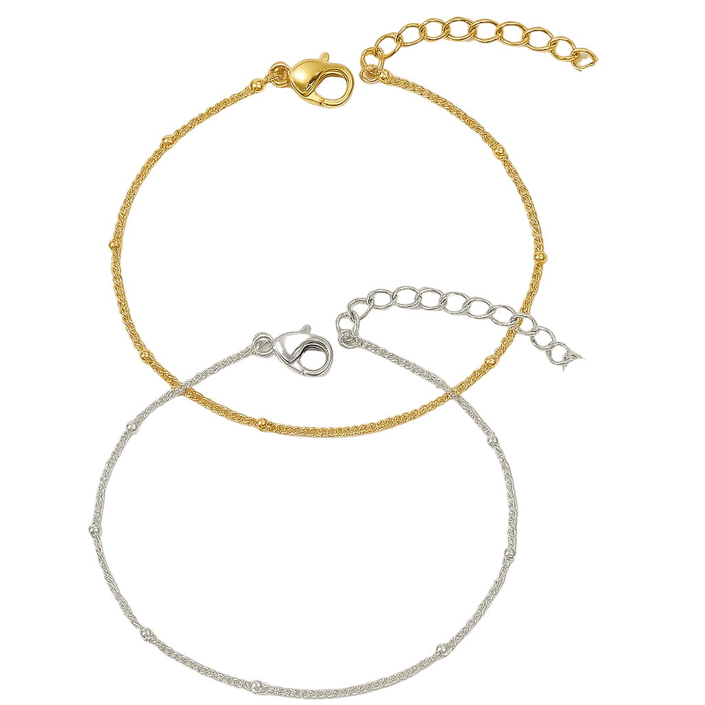 Simple Beaded Anklet