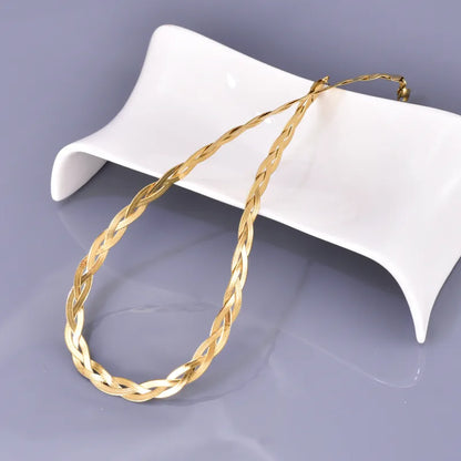 Twisted Snake Chain Necklace